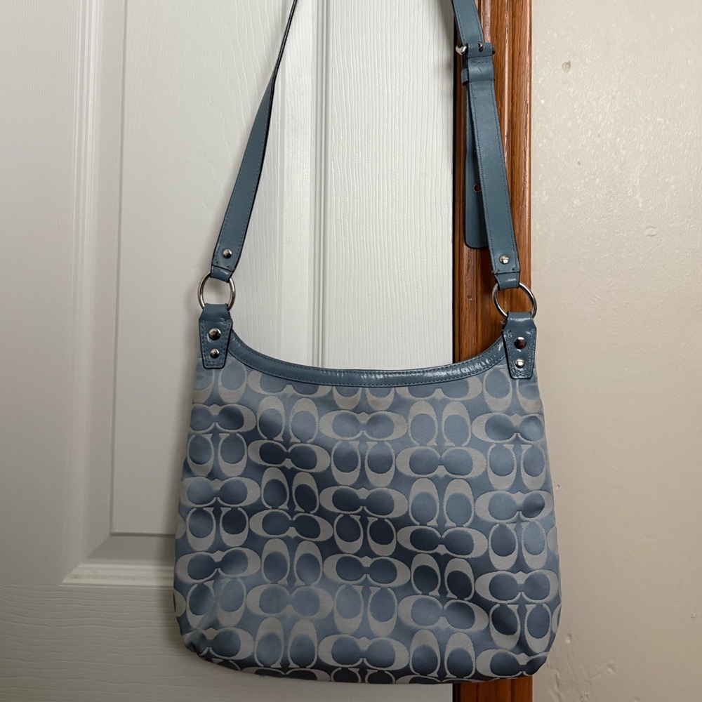 Coach Penelope Signature Bag (Pool Blue) - Picture 4 of 6